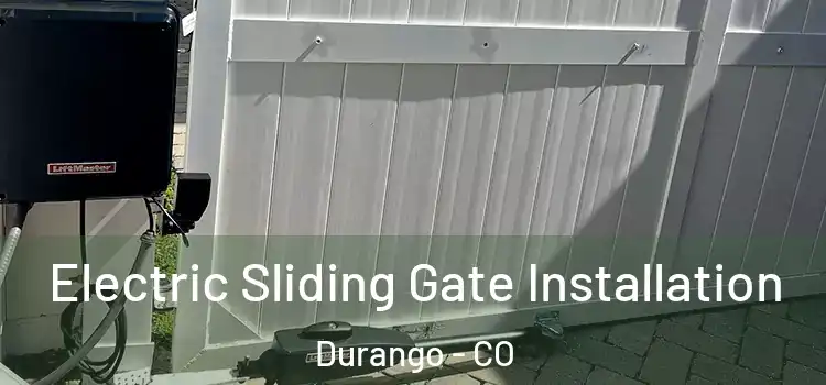  Electric Sliding Gate Installation Durango - CO