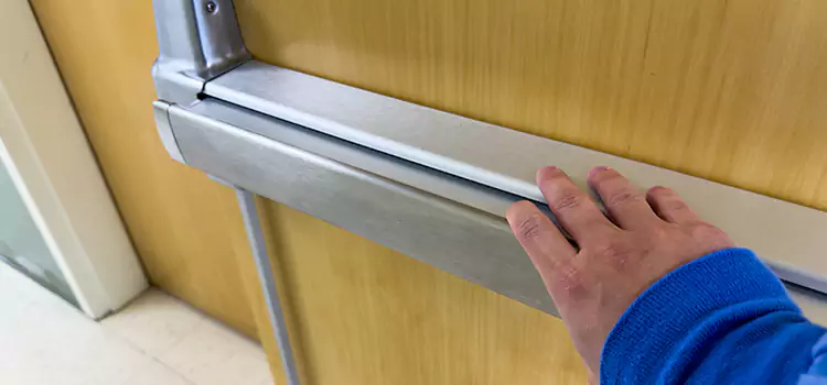 Installing a Push Bar on a Door Durango