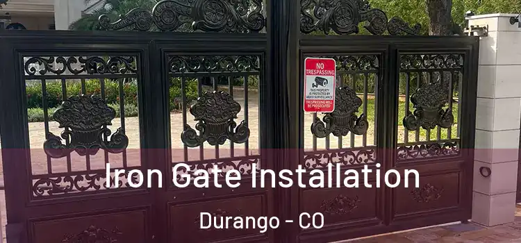 Iron Gate Installation Durango - CO